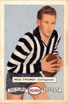 1958 Atlantic Petrol Stations Victorian League Stars #100 Mick Twomey Front